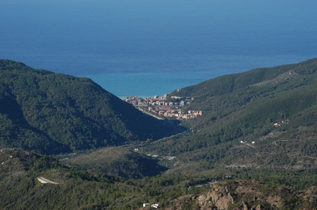 La verde vallata di Deiva Marina